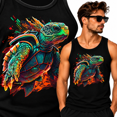 TANK TOP ZWIERZĘTA BAD TURTULE